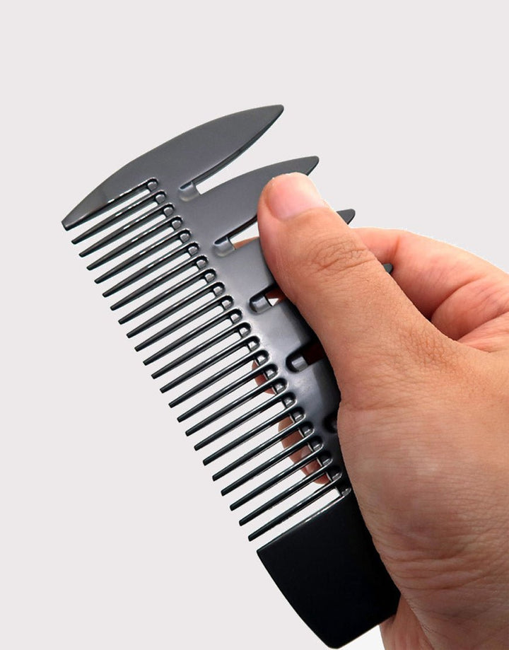 The Shuriken Comb by Ubersuave (Metal) SGPomades Discover Joy in Self Care