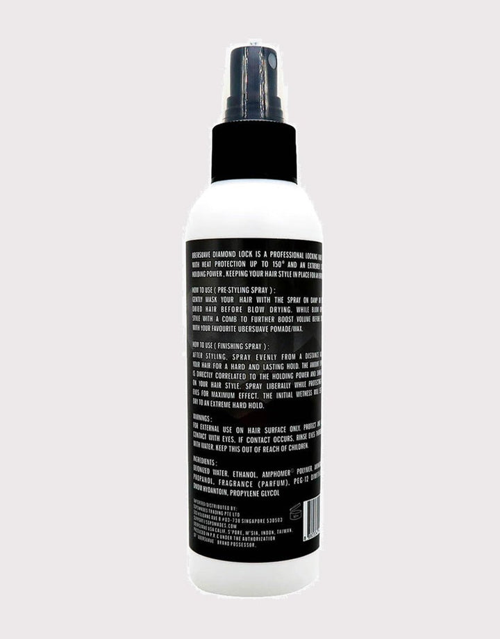 UBERSUAVE Diamond Lock Hair Spray - S'pore Mens Grooming Webstore - SGPomades.com