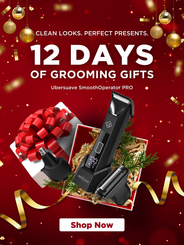 Ubersuave SmoothOperator™ Pro Tri-Blade Shaver Face + Body + Nose