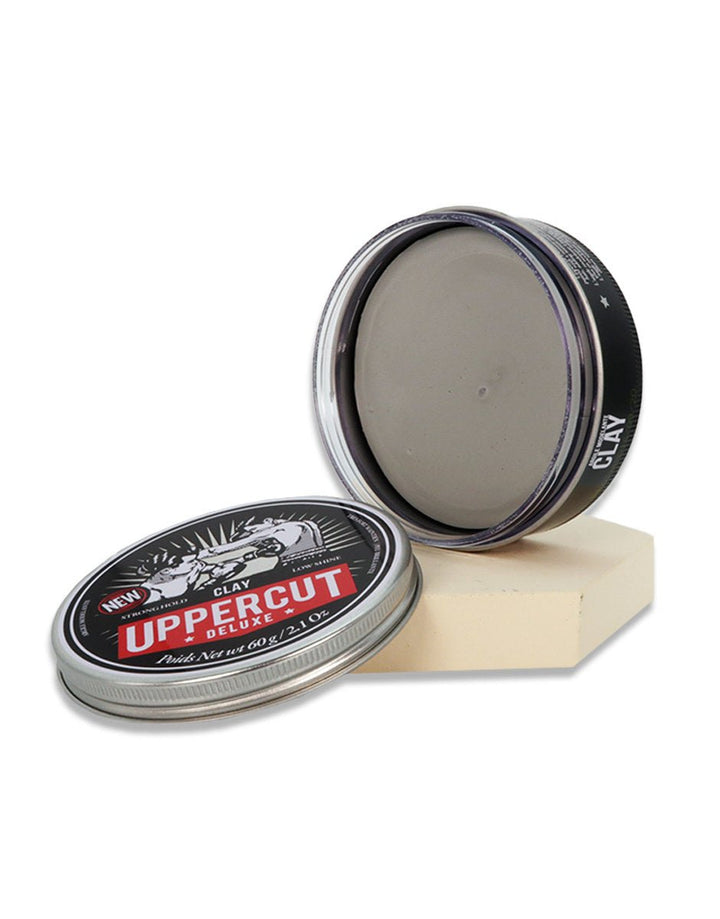 Uppercut Deluxe Clay - Strong Hold Low Shine SGPomades Discover Joy in Self Care