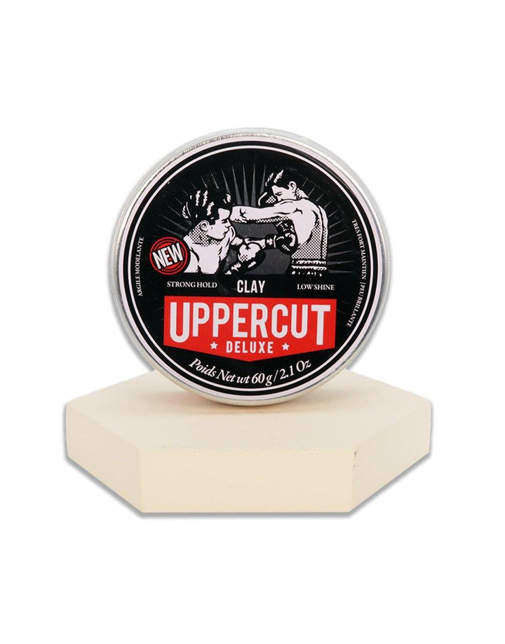 Uppercut Deluxe Clay - Strong Hold Low Shine - SGPomades Discover Joy in Self Care