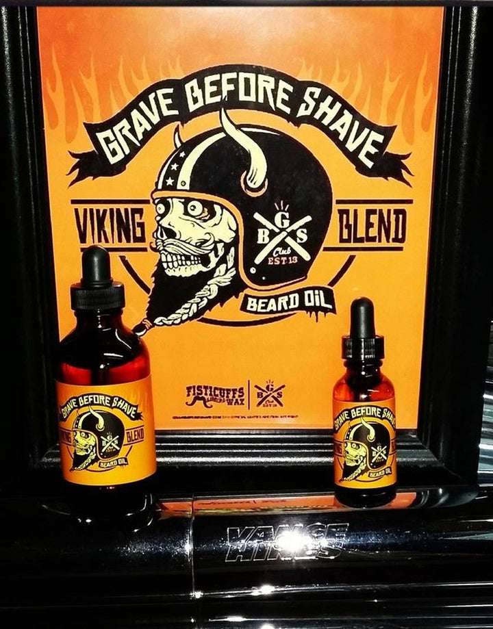 Vikings Blend Beard Oil by Grave Before Shave SGPomades Discover Joy in Self Care