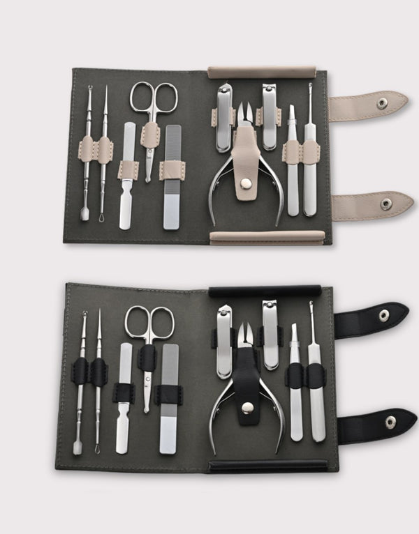 Nethers™ Voyage 10-In-1 Premium & Professional Stainless Steel Manicure Set