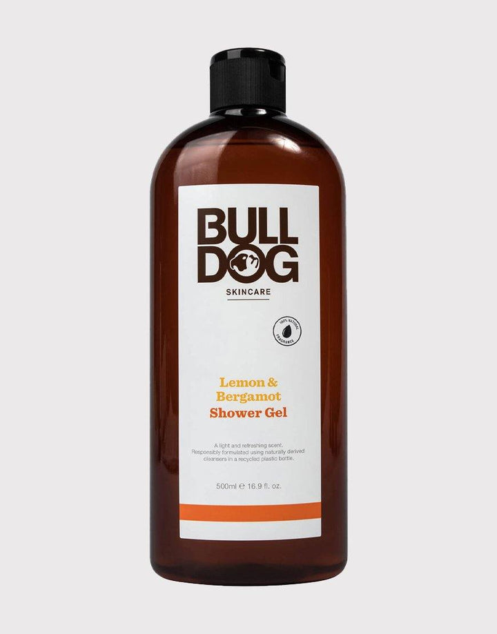 Bulldog Lemon & Bergamot Shower Gel 500ml - SGPomades Discover Joy in Self Care
