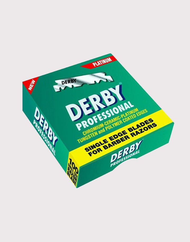 100 Blades of Derby Professional Stainless Single Edge Safety Razor Blades - SGPomades Discover Joy in Self Care