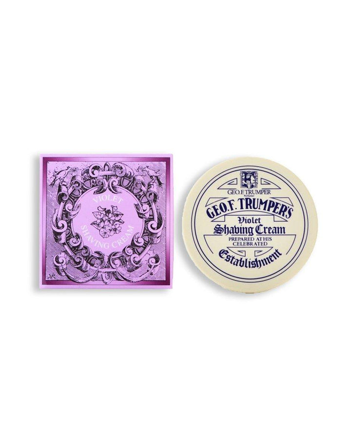 Geo. F. Trumper Violet Soft Shaving Cream Bowl 200g - SGPomades Discover Joy in Self Care