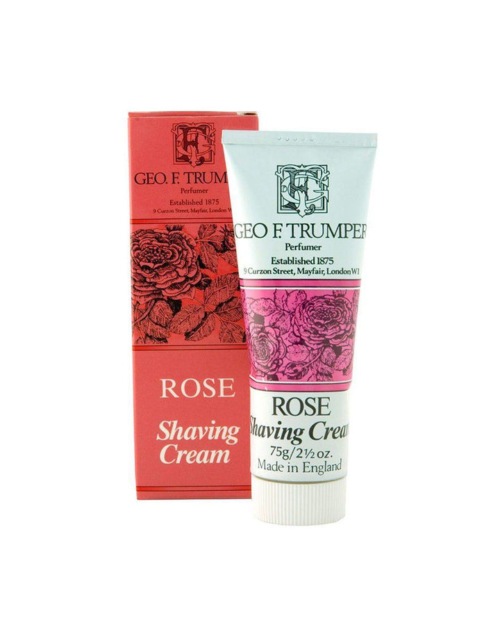 Geo. F. Trumper Rose Soft Shaving Cream Tube 75g - SGPomades Discover Joy in Self Care