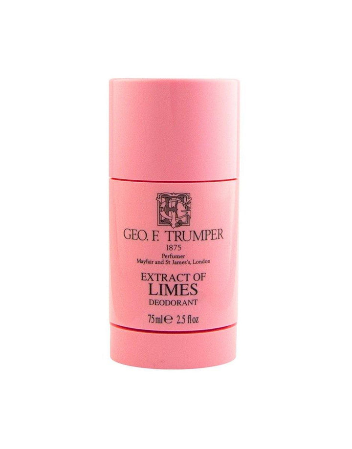 Geo. F. Trumper Extract of Limes Deodorant Stick 75ml - SGPomades Discover Joy in Self Care