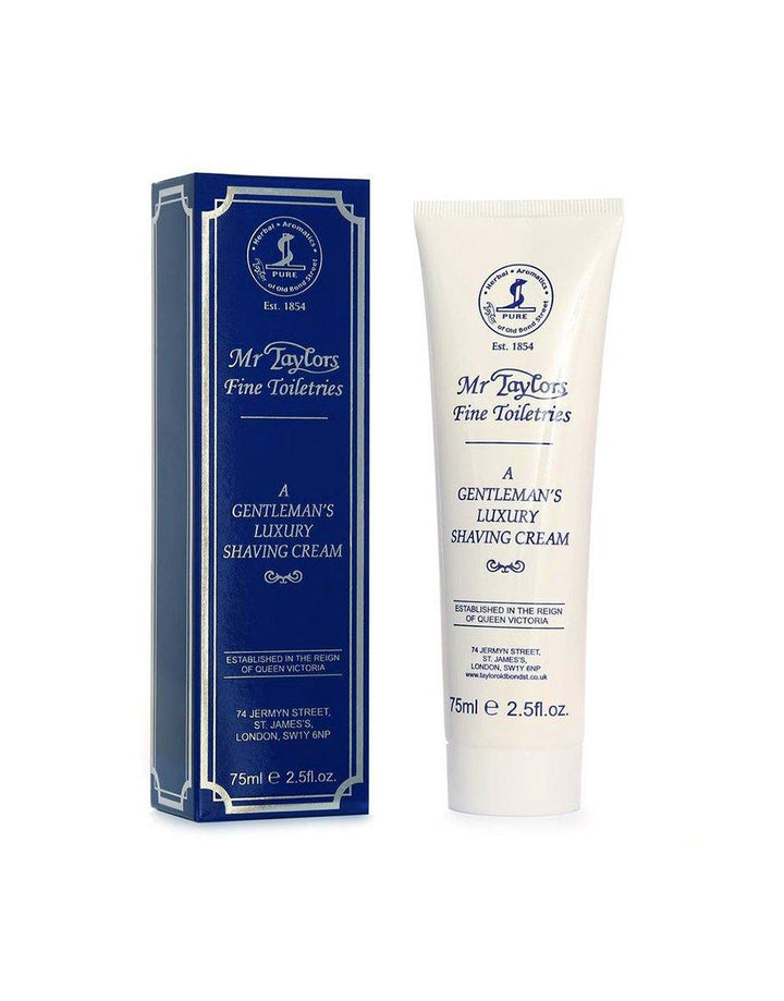 Taylor of Old Bond Street Mr. Taylors - A Gentlemen's Luxury Shaving Cream Tube 75ml - SGPomades Discover Joy in Self Care