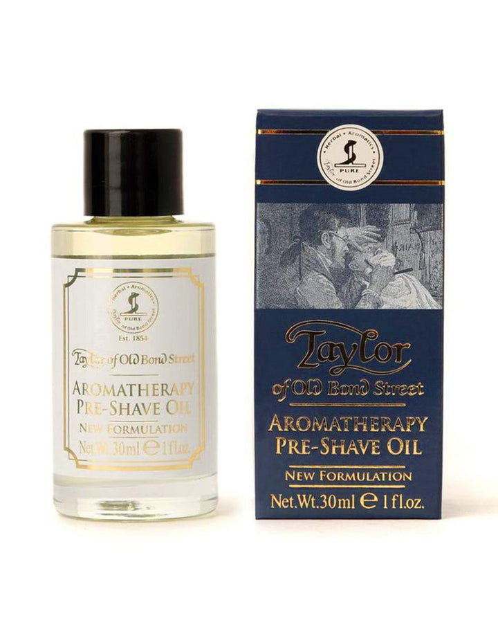 Taylor of Old Bond Street Classic Aromatherapy Pre Shave Oil 30ml - SGPomades Discover Joy in Self Care
