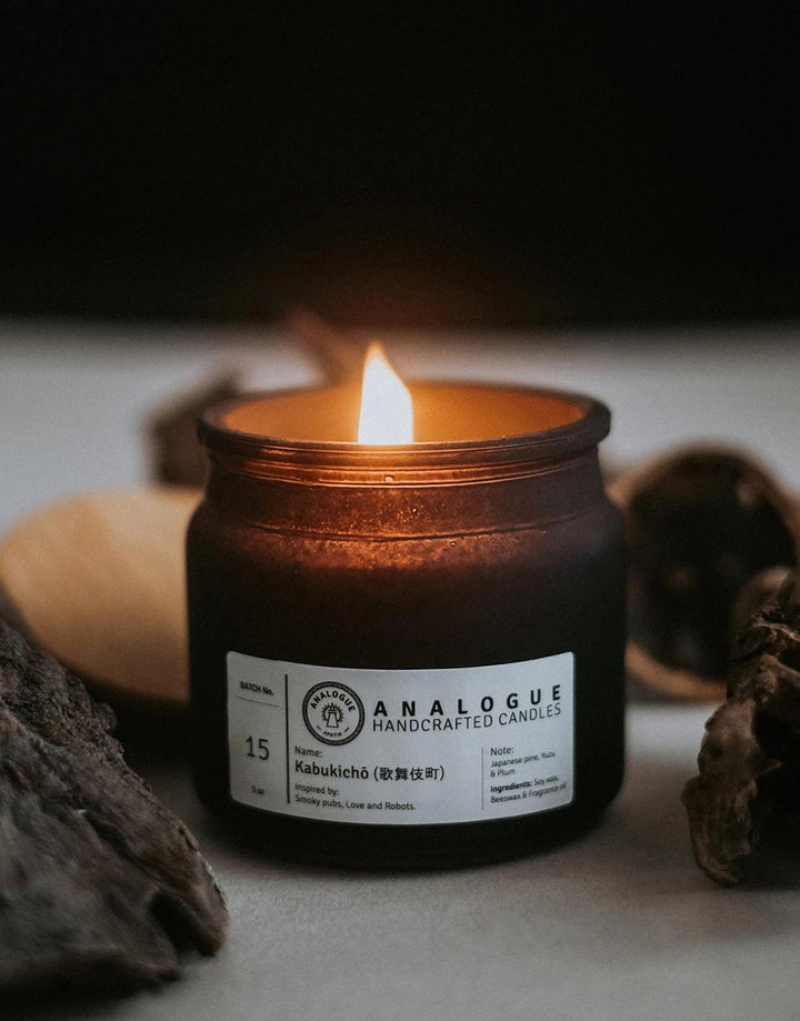 Kabukicho Bee & Soy Wax Candle by Analogue Apotik SGPomades Discover Joy in Self Care