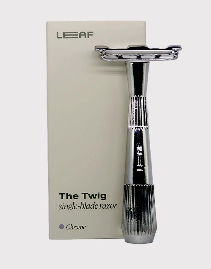 Leaf Shave The Twig Razor - Chrome - SGPomades Discover Joy in Self Care