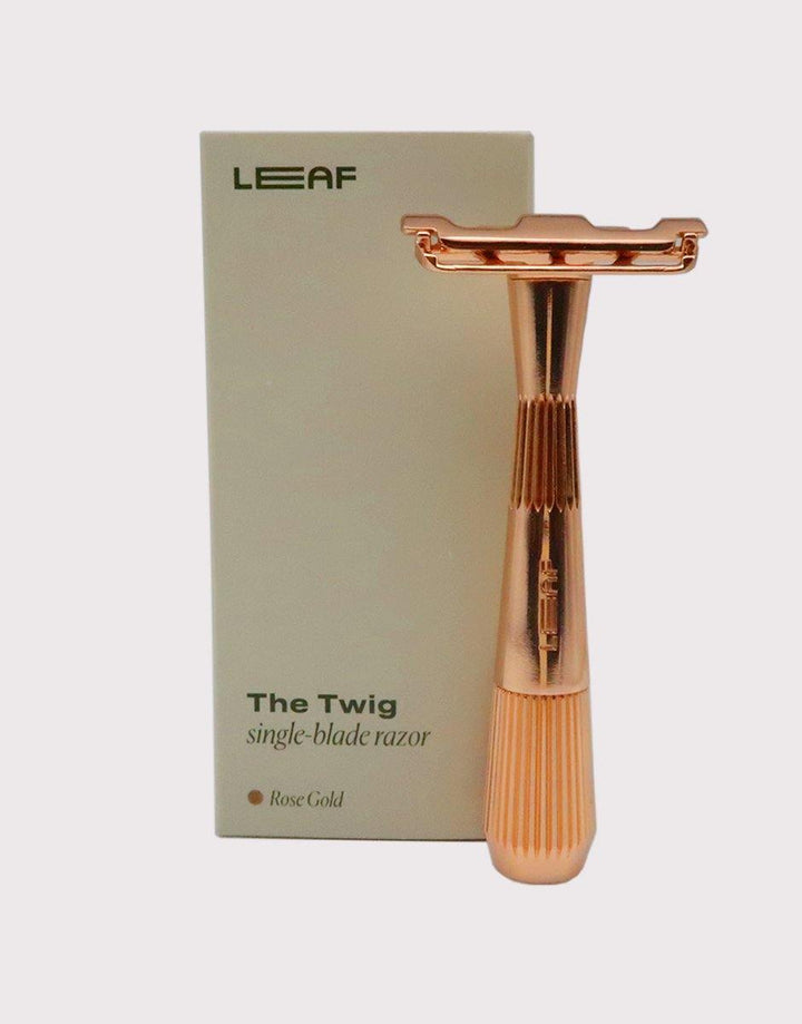 Leaf Shave The Twig Razor - Rose Gold - SGPomades Discover Joy in Self Care