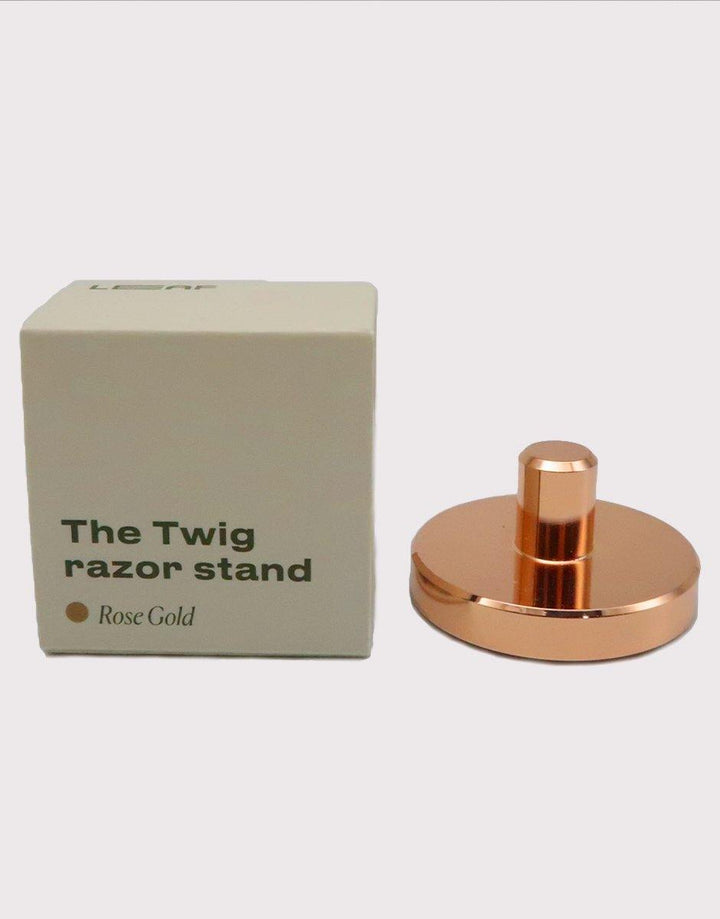 Leaf Shave The Twig Stand - Rose Gold - SGPomades Discover Joy in Self Care