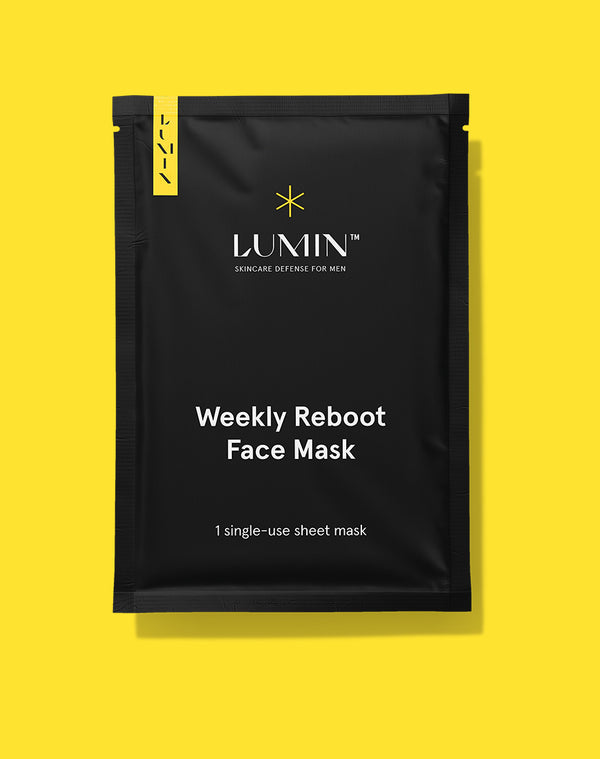 Lumin Weekly Reboot Face Mask With Beard Friendly Option (10 Pack)