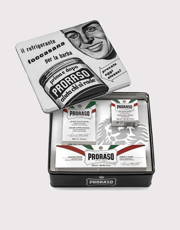 Proraso Vintage Selection Toccasana Shaving Gift Set - Sensitive Green Tea SGPomades Discover Joy in Self Care
