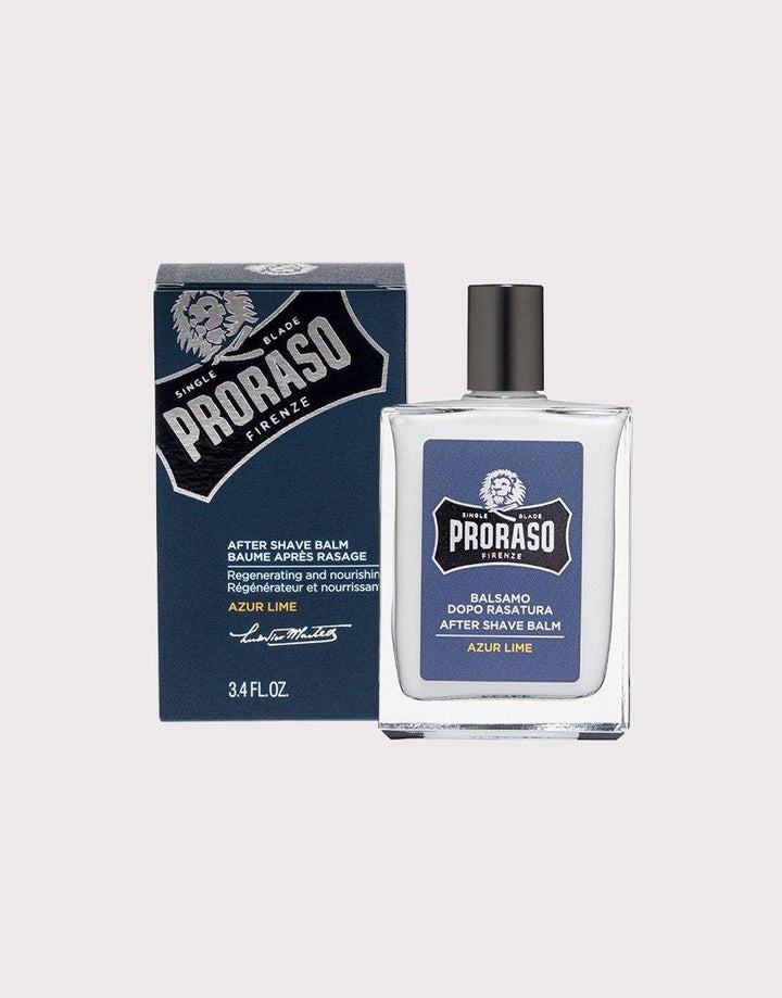 Proraso Aftershave Balm 100ml (Alcohol Free) - Azur Lime - SGPomades Discover Joy in Self Care
