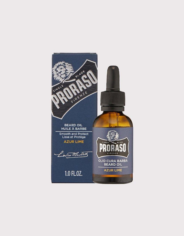 Proraso Beard Oil 30ml - Azur Lime - SGPomades Discover Joy in Self Care