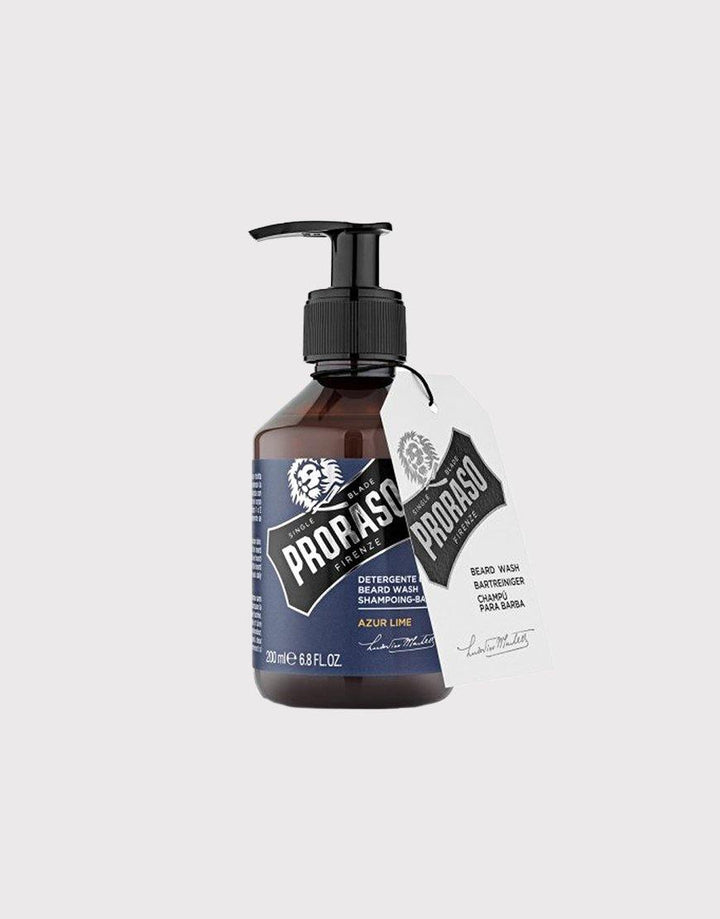 Proraso Beard Wash 200ml - Azur Lime - SGPomades Discover Joy in Self Care