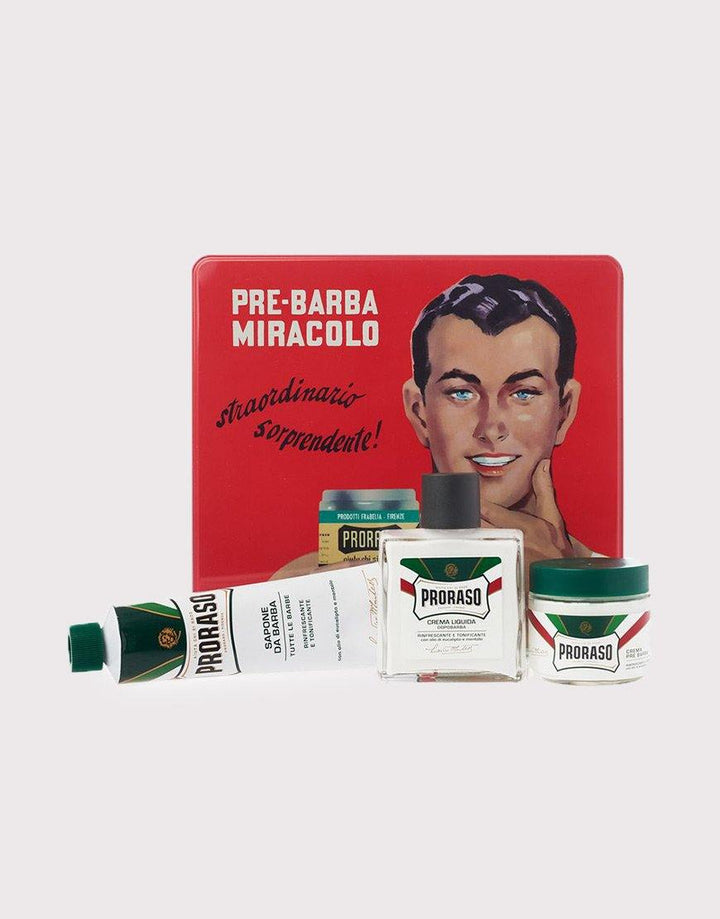 Proraso Vintage Selection Gino Shaving Gift Set - Menthol & Eucalyptus - SGPomades Discover Joy in Self Care
