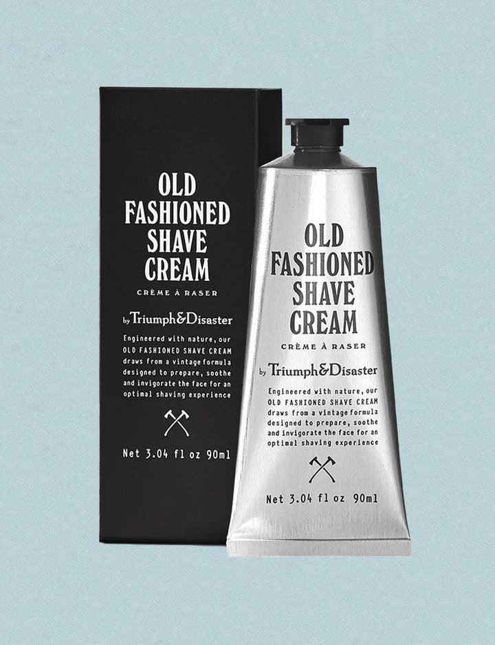 Triumph & Disaster Old Fashioned Shave Cream Tube 90ml - SGPomades Discover Joy in Self Care