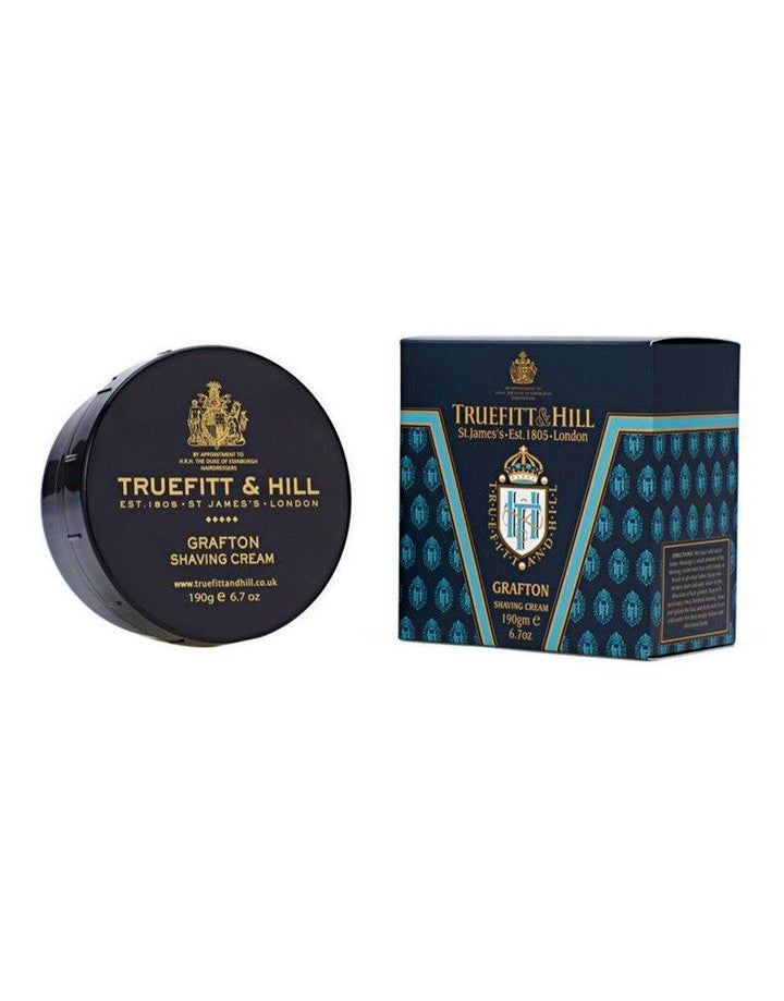 Truefitt & Hill Grafton Shaving Cream Bowl 190g - SGPomades Discover Joy in Self Care