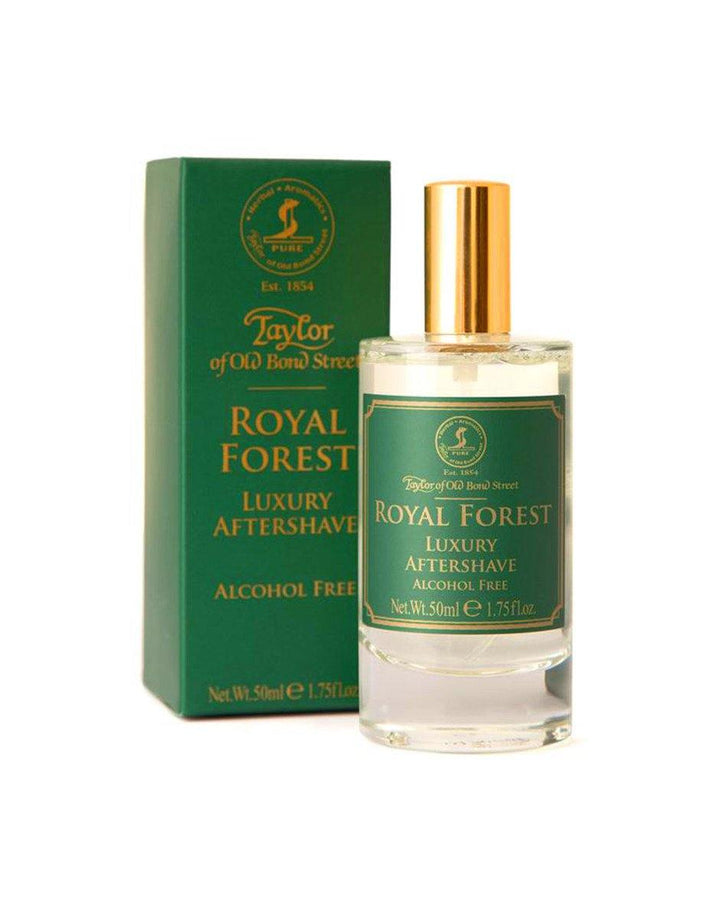 Taylor of Old Bond Street Royal Forest Luxury Aftershave Alcohol Free - SGPomades Discover Joy in Self Care