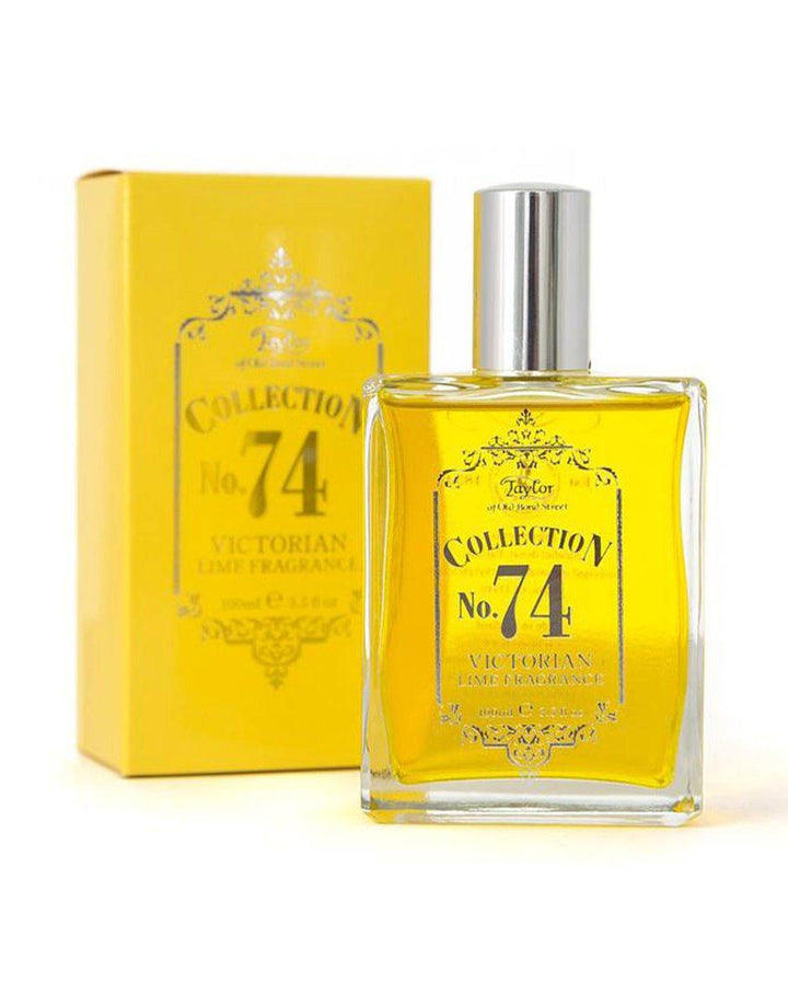 Taylor of Old Bond Street No. 74 Cologne & After Shave Lotion 100ml - Victorian Lime - SGPomades Discover Joy in Self Care