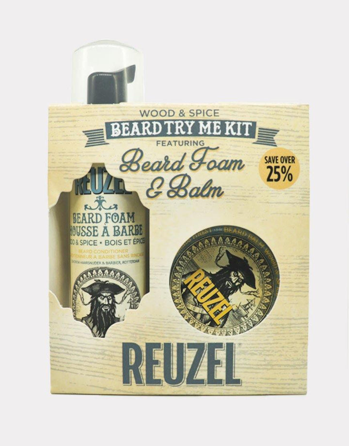 Reuzel Wood & Spice Beard Try Me Kit - SGPomades Discover Joy in Self Care