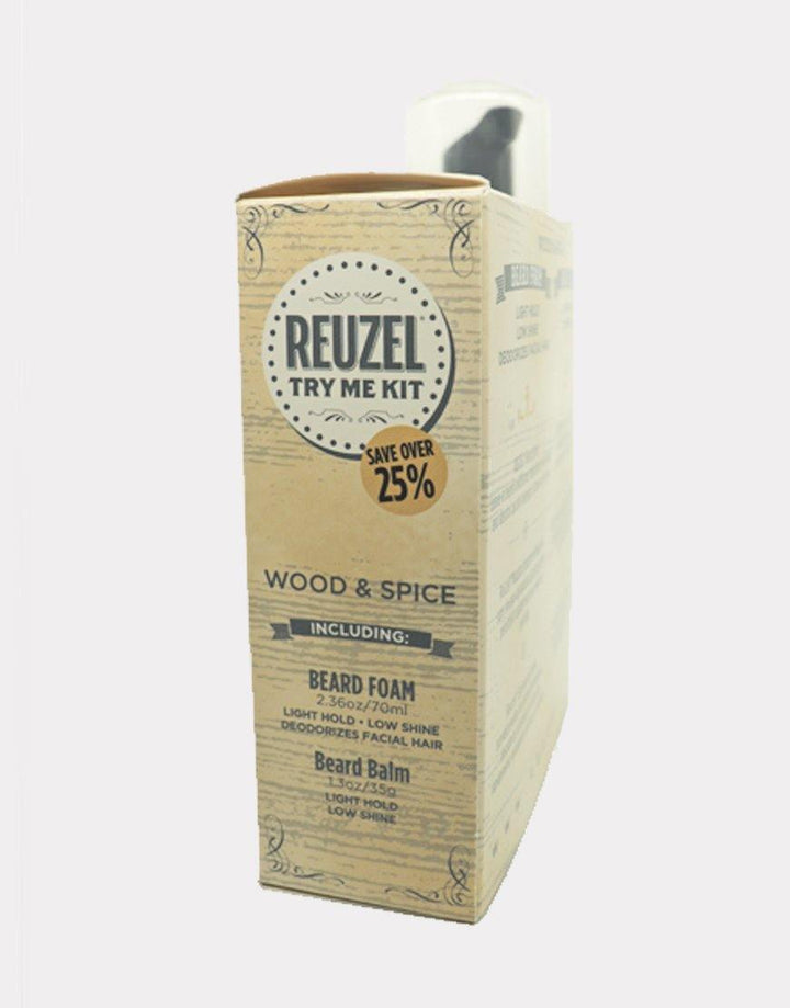 Reuzel Wood & Spice Beard Try Me Kit - SGPomades Discover Joy in Self Care
