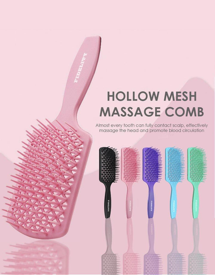 Hollow Mesh Massage Comb by Fidelity - SGPomades Discover Joy in Self Care