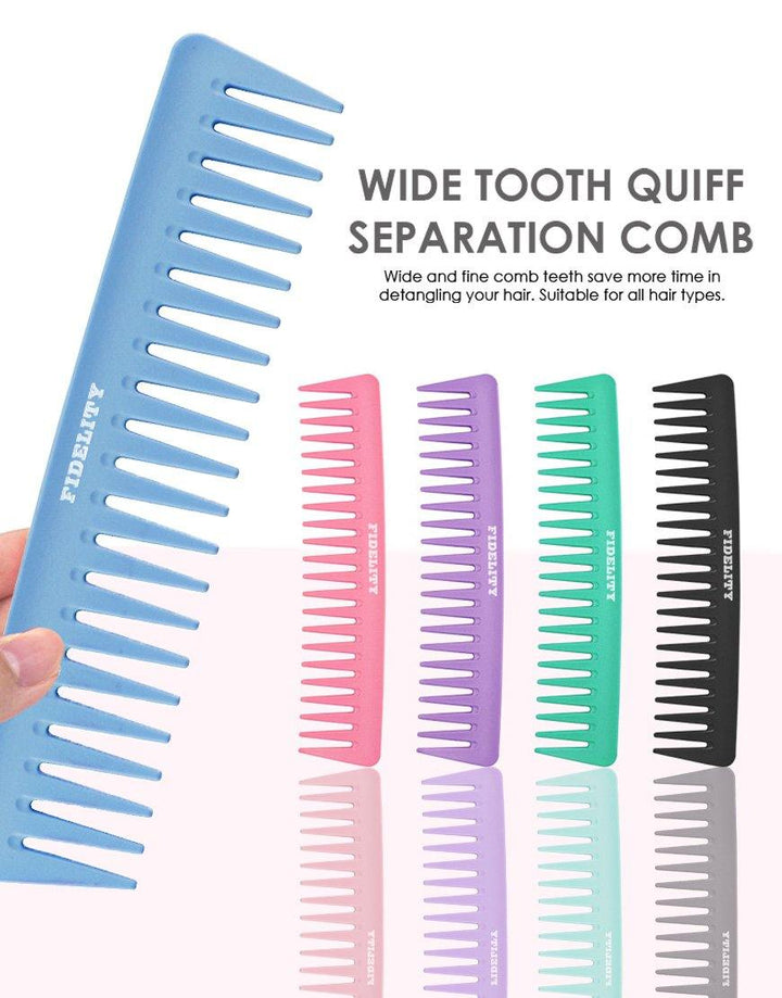 Wide Tooth Quiff Separation Comb by Fidelity - SGPomades Discover Joy in Self Care